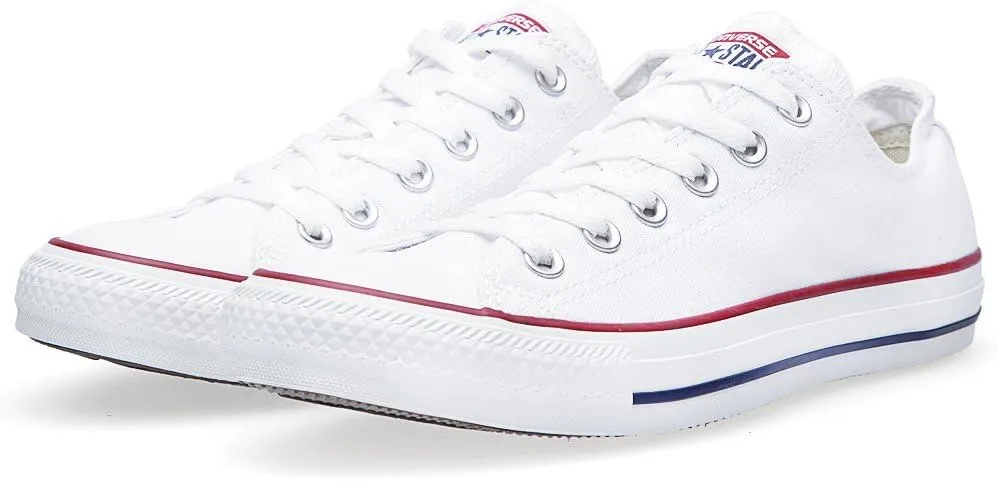 Converse Unisex Chuck Taylor All Star Ox Sneakers Optical White M7652