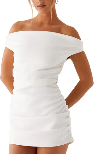Corset Mini Dress for Women Teens Formal College Graduation Party Short Dresses Cute Flowy Ruffle Sleeveless Dress