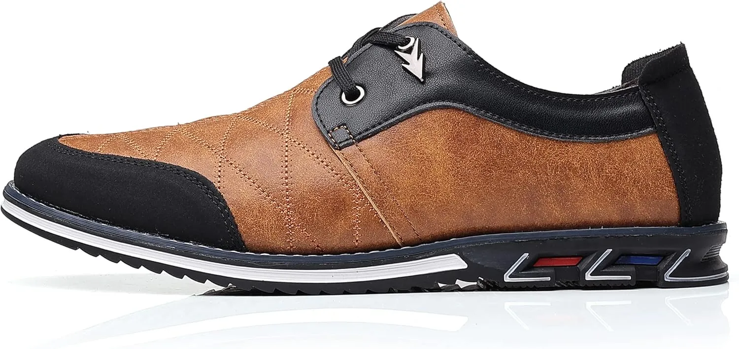 COSIDRAM Mens Casual Shoes Fashion Sneakers Dress Shoes for Men Walking Shoes Business Office Comfort Loafers