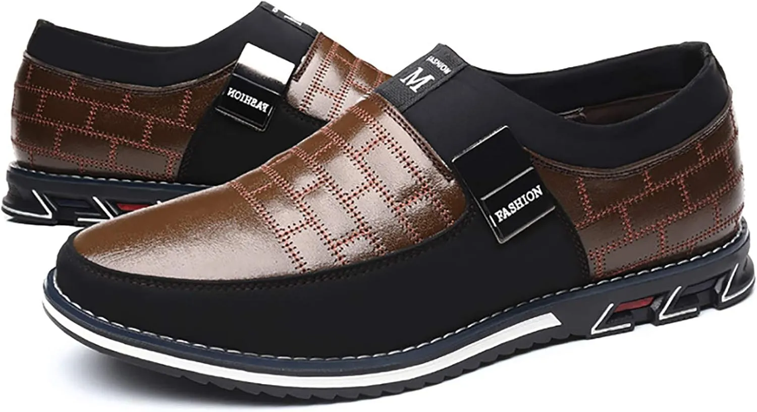COSIDRAM Mens Casual Shoes Sneakers Loafers Comfort Walking Shoes for Male Business Work Office Dress