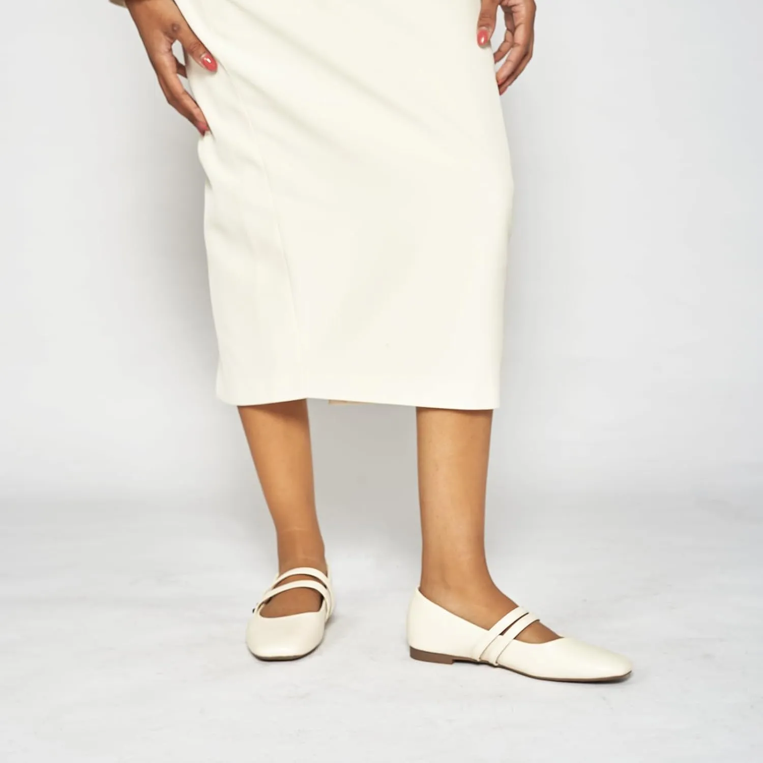 C.Paravano Women's Mary Jane Flats | Closed Toe Mary Jane Shoes for Women | Slip On Mary Janes Ballet Flats | Dress Strap Shoes for Casual Work Office & Wedding Business