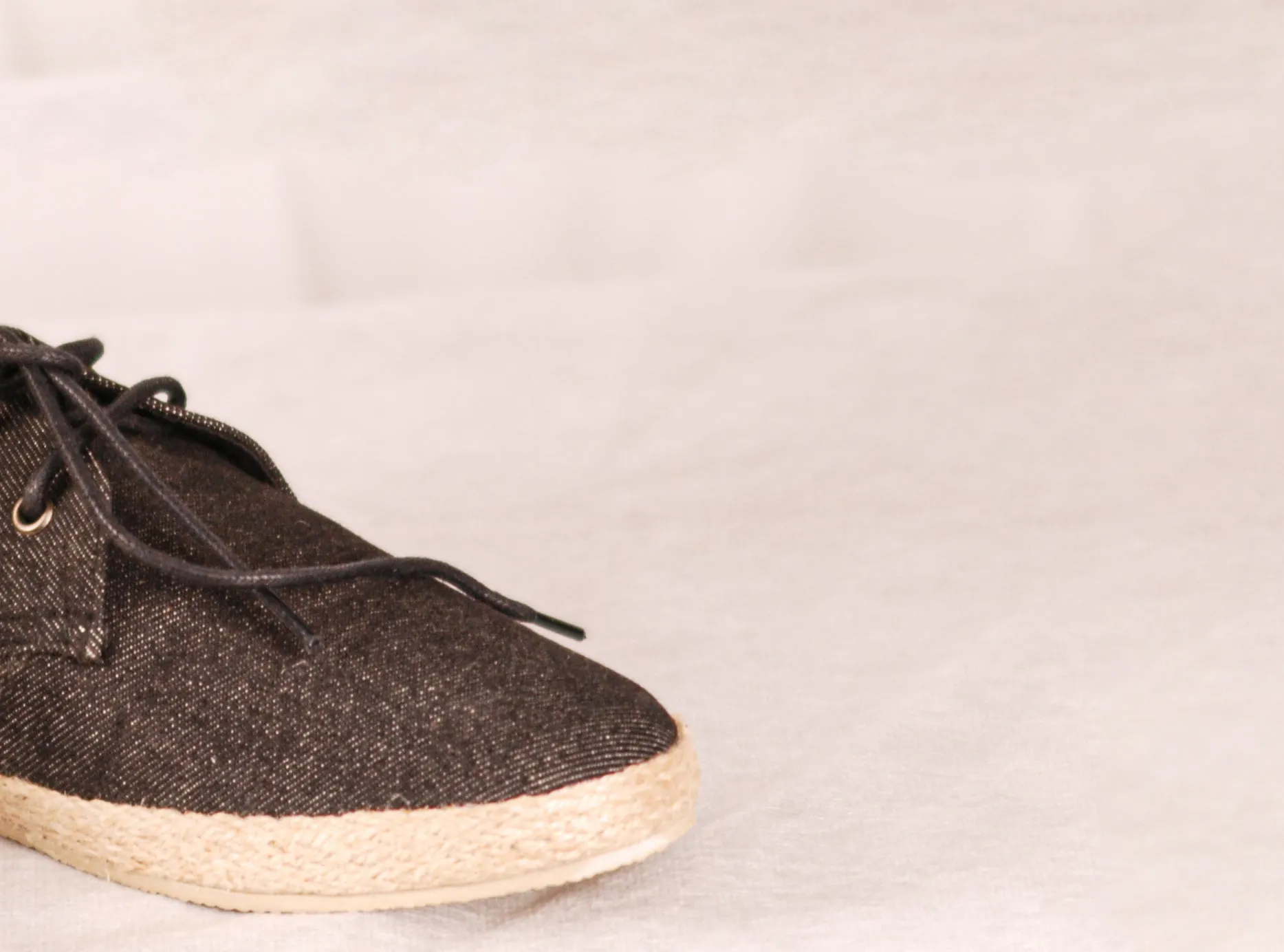 Denim Laced Espadrilles