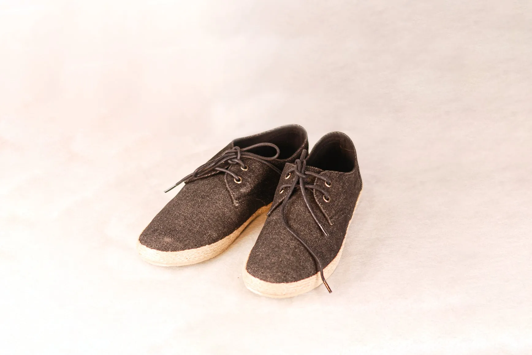 Denim Laced Espadrilles