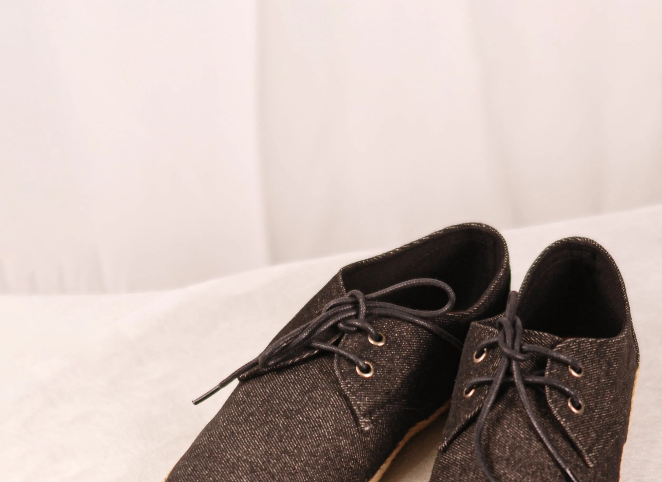 Denim Laced Espadrilles