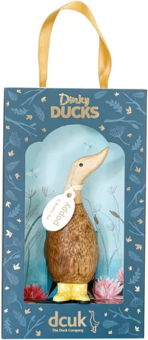 Dinky Gift Boxed Spotty Welly Duck - Yellow