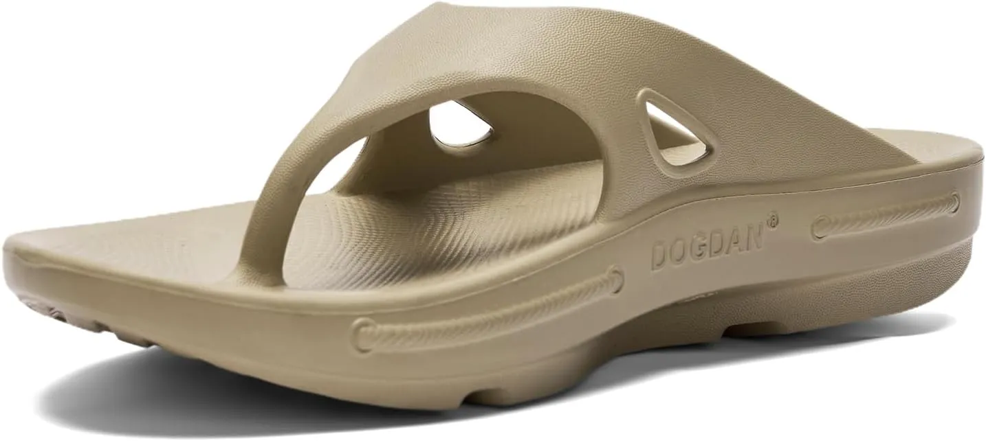 DOGDAN Women's Flip Flops Thong Cushion Sandals Toepost Slippers