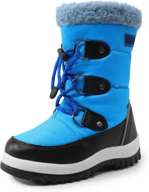 DREAM PAIRS Boys Snow Boots Camouflage Slip Resistant Faux Fur Lined Winter Shoes for Little/Big Kid