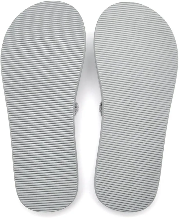 DWG Men's Soft Flip-Flop Sandals, Light Weight, Shock Proof, Non-Slip, Wide Sole, Canvas Strap, Comfort Thong Slippers for Indoor and Outdoor Beach,Size 8.5-14