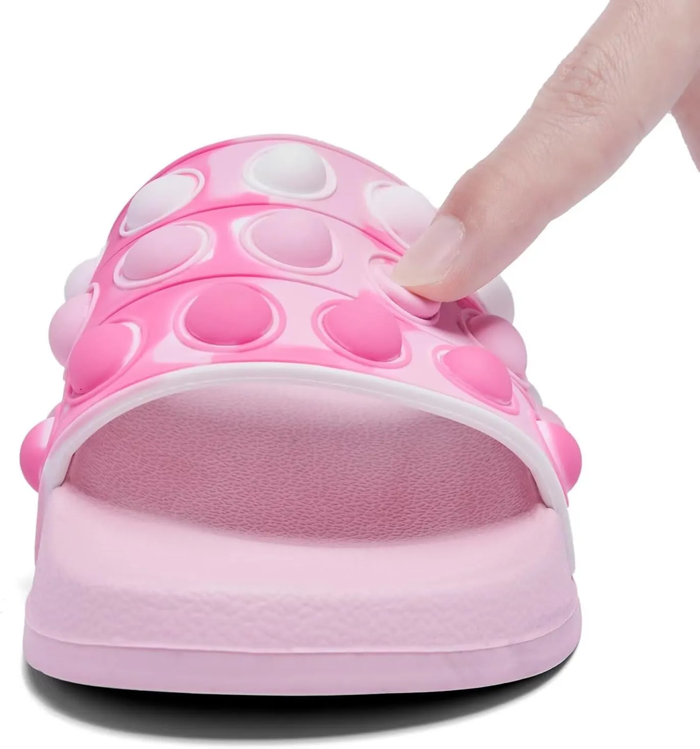 Eashi Slides For Kids,Boys Girls Sandals, Toddler Arch Support Slippers For House Shower Beach Non-Slip