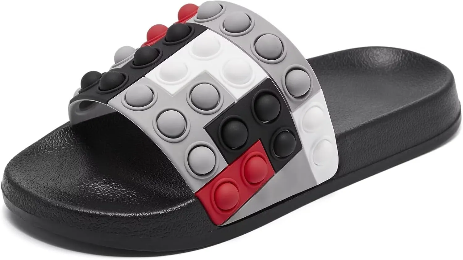 Eashi Slides For Kids,Boys Girls Sandals, Toddler Arch Support Slippers For House Shower Beach Non-Slip