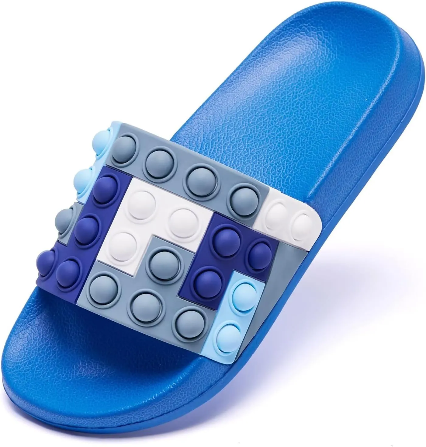 Eashi Slides For Kids,Boys Girls Sandals, Toddler Arch Support Slippers For House Shower Beach Non-Slip