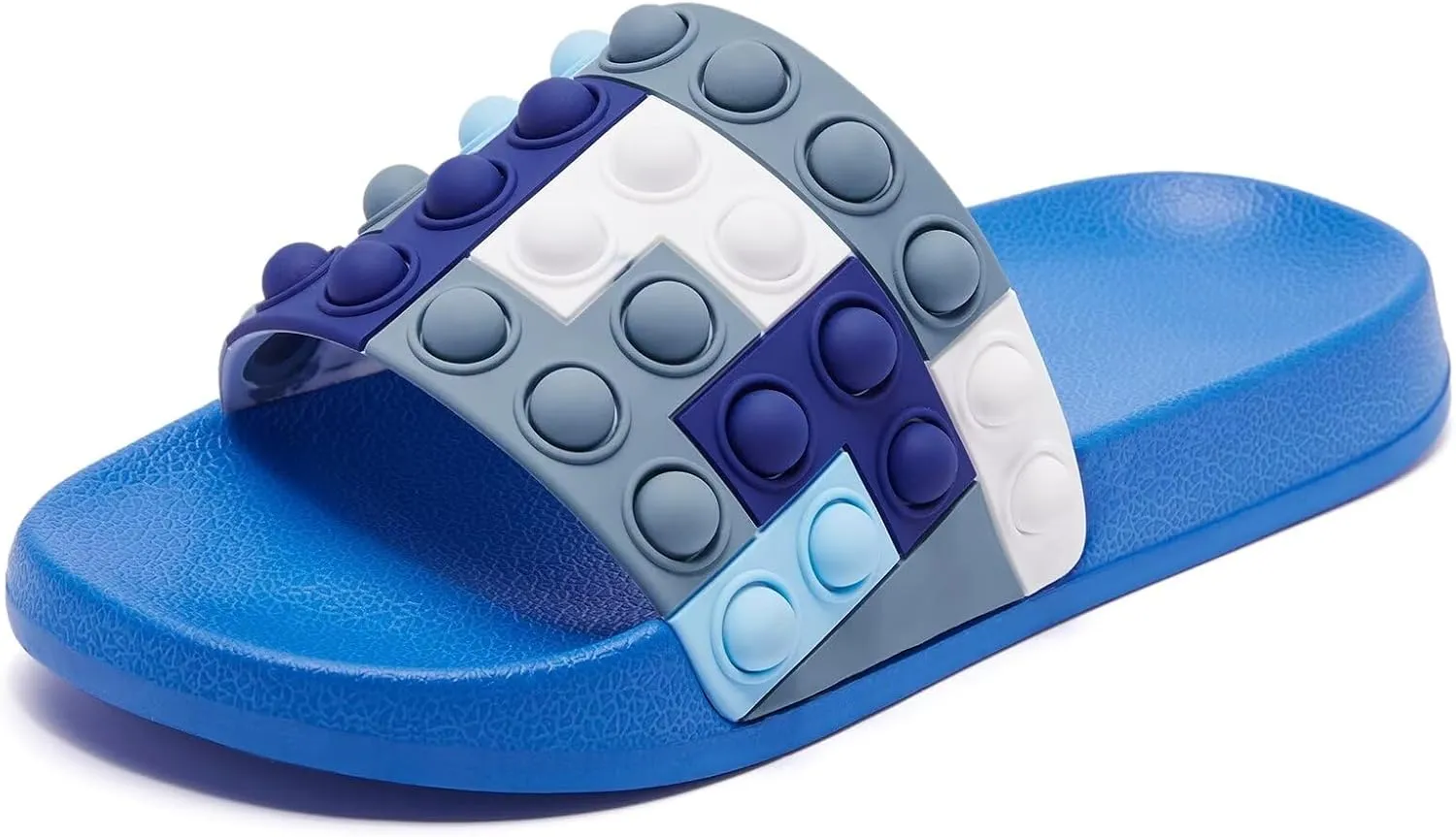 Eashi Slides For Kids,Boys Girls Sandals, Toddler Arch Support Slippers For House Shower Beach Non-Slip
