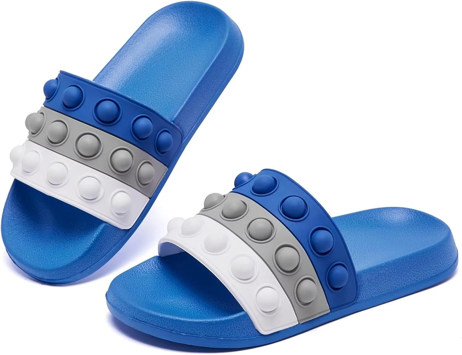 Eashi Slides For Kids,Boys Girls Sandals, Toddler Arch Support Slippers For House Shower Beach Non-Slip