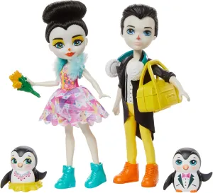 ​Enchantimals Darling Ice Dancers Skate and Spin Glider with Patterson Penguin Small Doll 6-in & Tux Dolls, 2 Animal Figures, and 15  Accessories, Makes a Great Gift for 3-8 Year Olds ​​