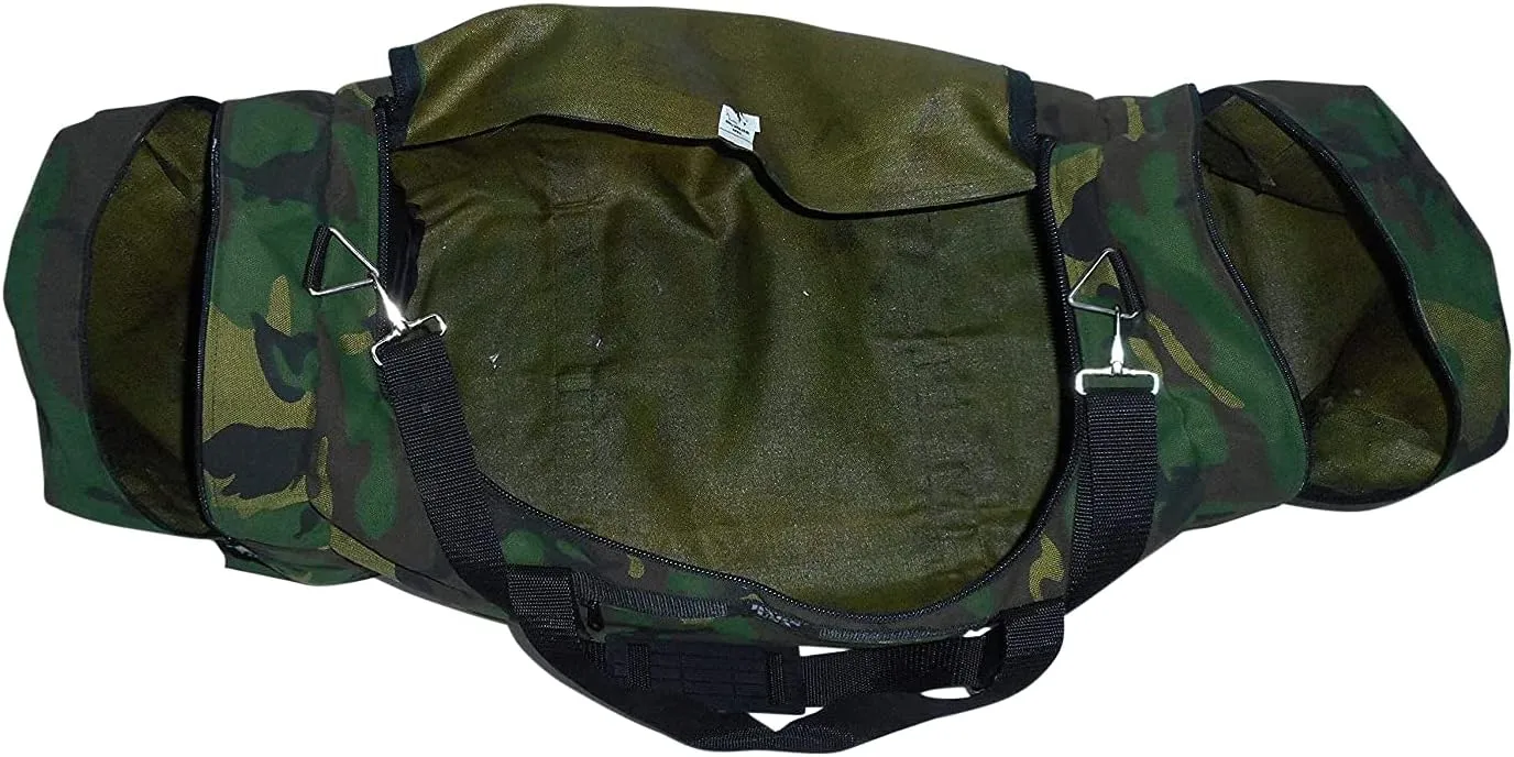 Extra Large Triple Travel Bag Holds All Your Gears (Woodland Camouflage)