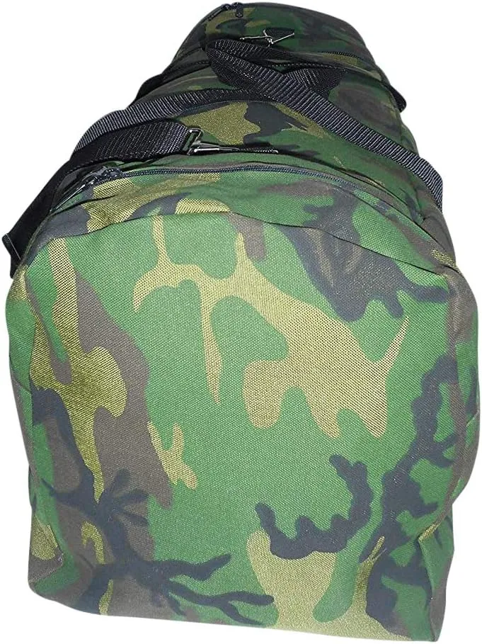 Extra Large Triple Travel Bag Holds All Your Gears (Woodland Camouflage)