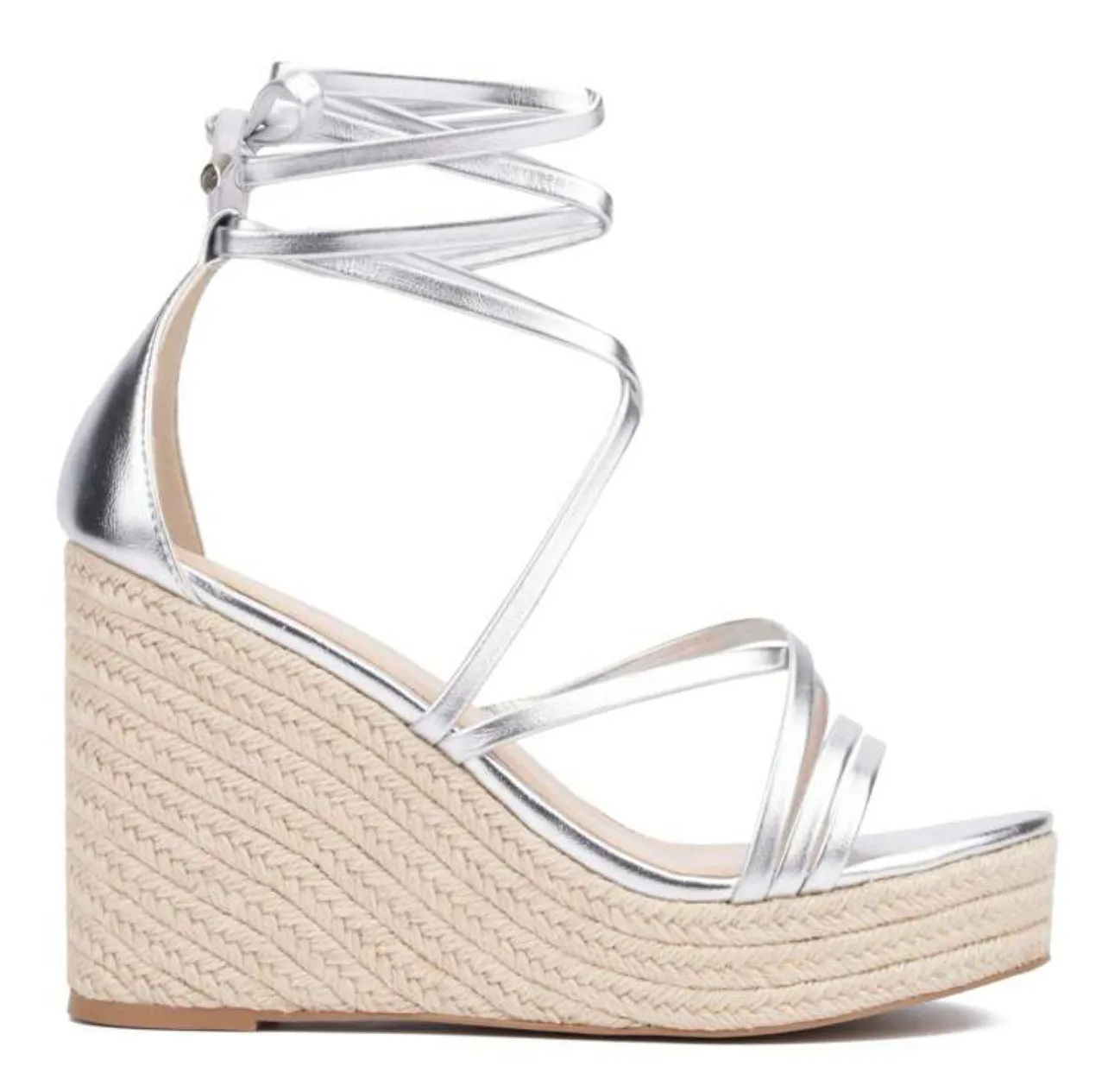 Fashionably Chic: Women’s Platform Espadrille Wedge Heels - WIDE WIDTH
