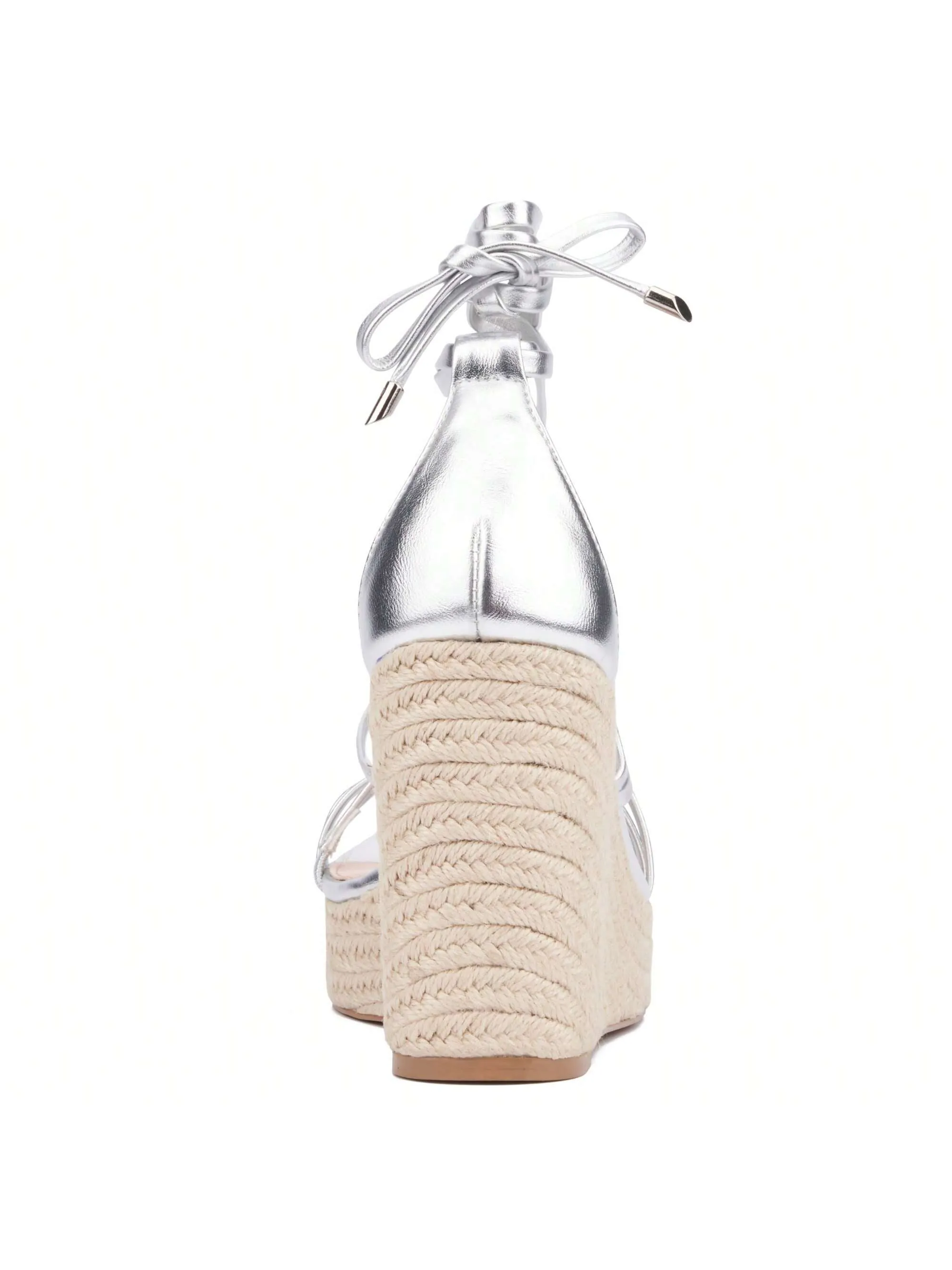 Fashionably Chic: Women’s Platform Espadrille Wedge Heels - WIDE WIDTH