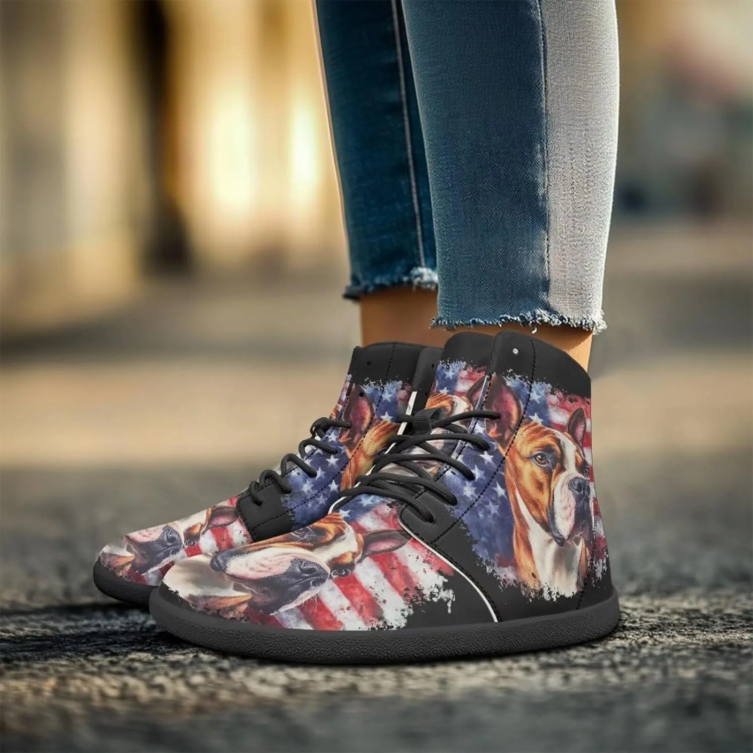 Fire Car Print Hiking Shoes Men Outdoor Athletic Sports Shoes Walking Shoes Trail Running Shoes