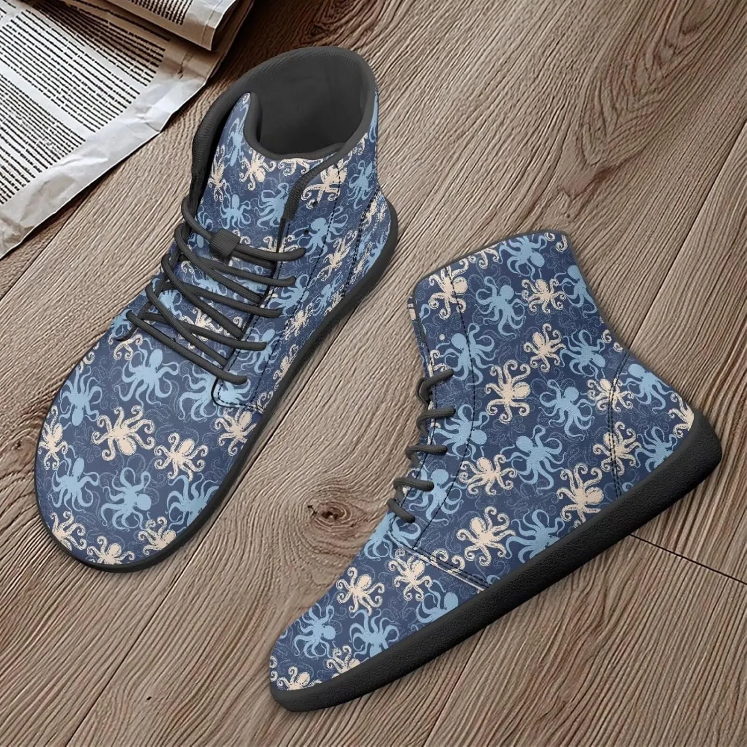 Fire Car Print Hiking Shoes Men Outdoor Athletic Sports Shoes Walking Shoes Trail Running Shoes