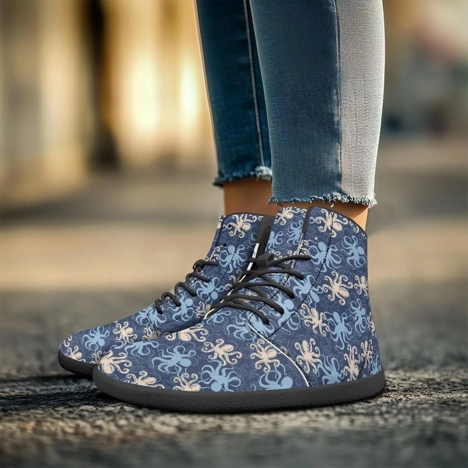 Fire Car Print Hiking Shoes Men Outdoor Athletic Sports Shoes Walking Shoes Trail Running Shoes
