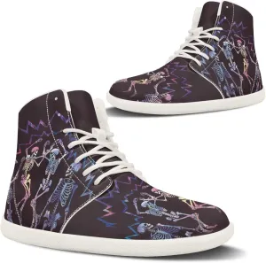 Fire Car Print Hiking Shoes Womens Outdoor Athletic Sports Shoes Walking Shoes Trail Running Shoes White Sole