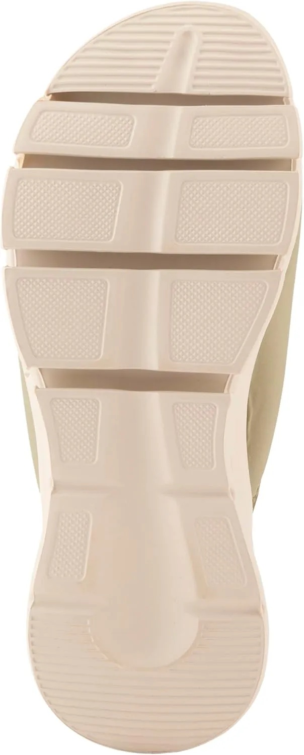 Flexus Women's HALEY Slides – Lycra Slip-On Sandals with Cushioned Footbed and Sporty EVA Outsole