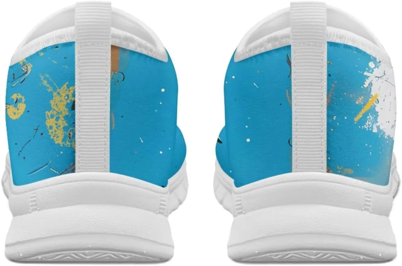 Forchrinse Walking Shoes for Women Men Low Cut Home Loafers Lightweight Slip on Running Shoes Outdoor Shoe