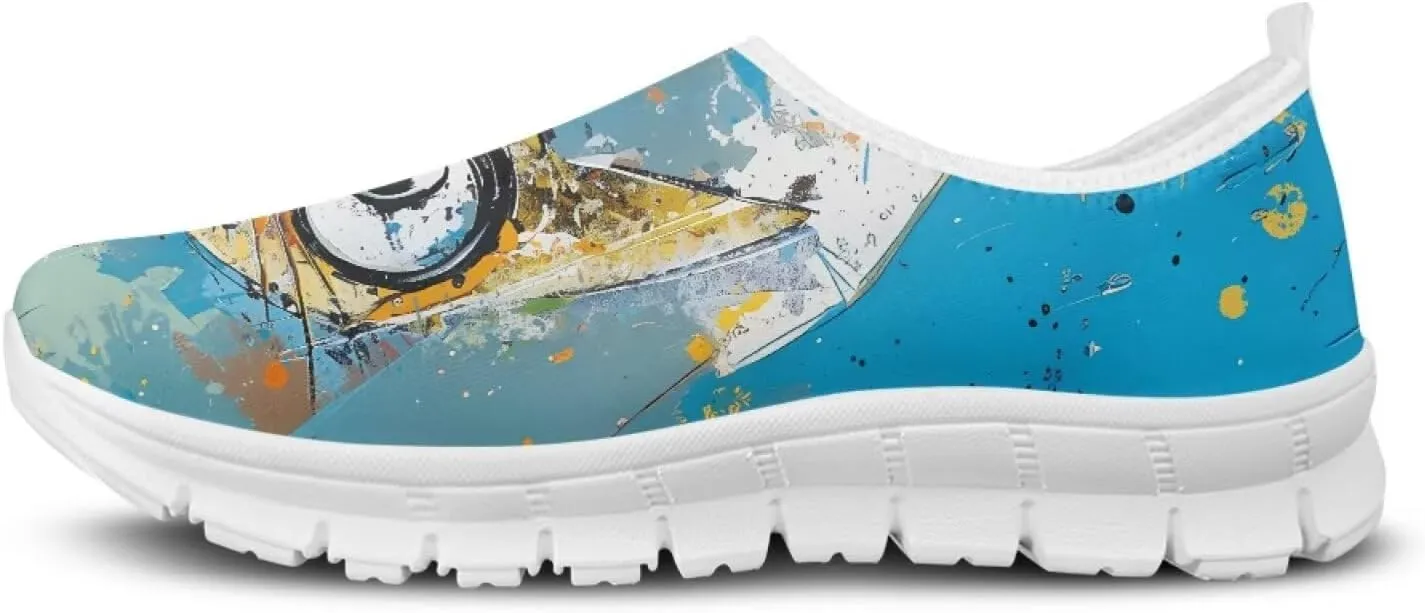 Forchrinse Walking Shoes for Women Men Low Cut Home Loafers Lightweight Slip on Running Shoes Outdoor Shoe