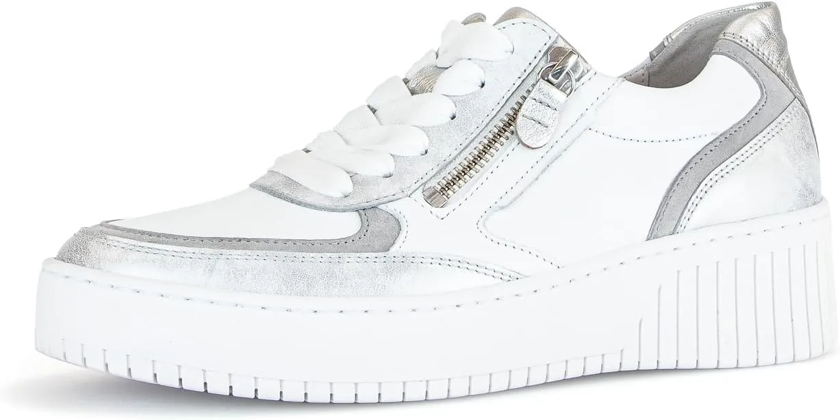 Gabor Women's Low-Top Sneakers, White Grey Combi 61, 9 AU