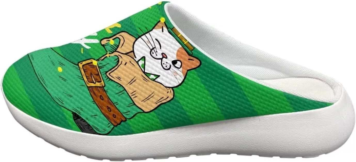 Garden Shoes Womens Slip On Wide Mesh Garden Clogs Rubber Garden Loafers Outdoor Garden Sandals