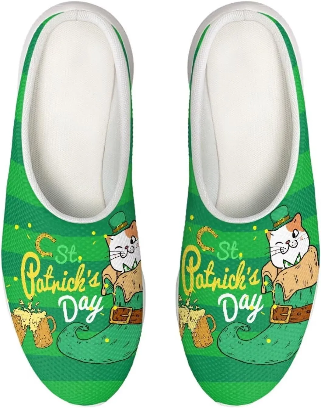 Garden Shoes Womens Slip On Wide Mesh Garden Clogs Rubber Garden Loafers Outdoor Garden Sandals