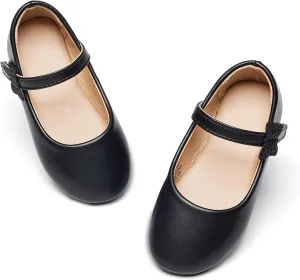 GINFIVE Toddler Girls Dress Shoes Little Girls Mary Janes Ballerina Flats Shoes Toddler
