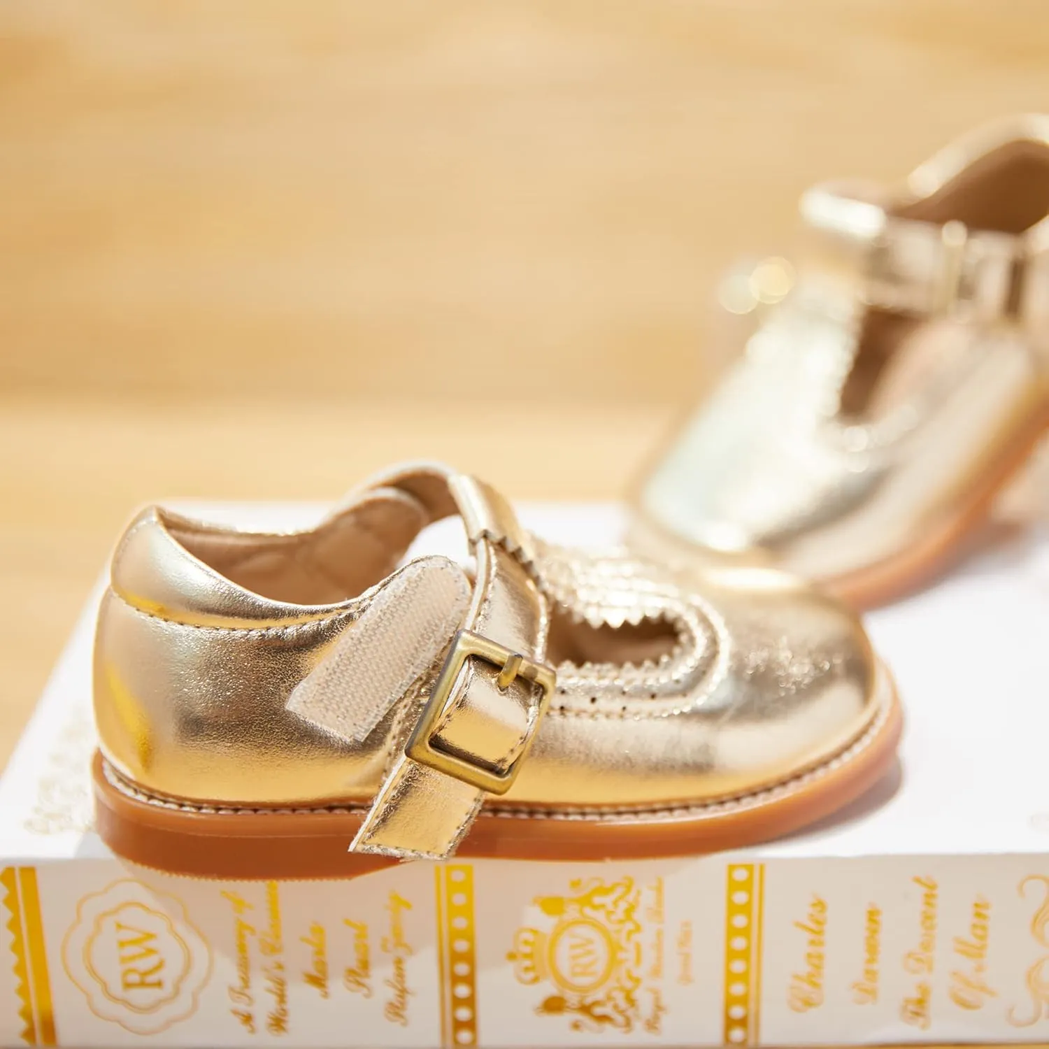 GINFIVE Toddler Little Girls Mary Janes Flats Girls Dress Shoes Kids Shoes