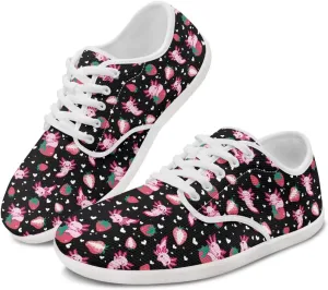 GOSTONG Women's Lace Up Barefoot Shoes Wide Toe Box Cross-Training Shoes Zero Drop Non Slip Casual Sneaker All Day Walking Size 6-13.5