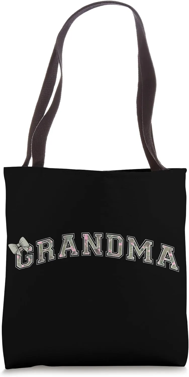 Grandma Camouflage Camo Grandmother Graphic Tote Bag