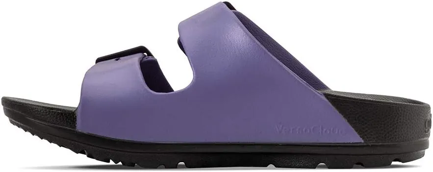 Gravity Defyer G-Defy Women's Wide Width Recovery Slides – Arch Support Sandals with Plantar Fasciitis Relief, Adjustable Double Buckle, and Thick Sole for Enhanced Comfort Post-Exercise