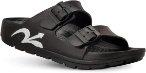 Gravity Defyer G-Defy Women's Wide Width Recovery Slides – Arch Support Sandals with Plantar Fasciitis Relief, Adjustable Double Buckle, and Thick Sole for Enhanced Comfort Post-Exercise