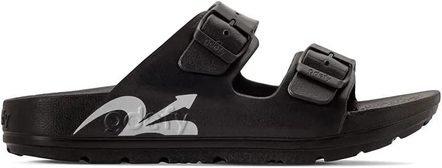 Gravity Defyer G-Defy Women's Wide Width Recovery Slides – Arch Support Sandals with Plantar Fasciitis Relief, Adjustable Double Buckle, and Thick Sole for Enhanced Comfort Post-Exercise