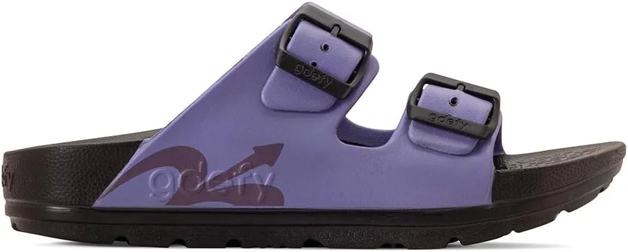 Gravity Defyer G-Defy Women's Wide Width Recovery Slides – Arch Support Sandals with Plantar Fasciitis Relief, Adjustable Double Buckle, and Thick Sole for Enhanced Comfort Post-Exercise