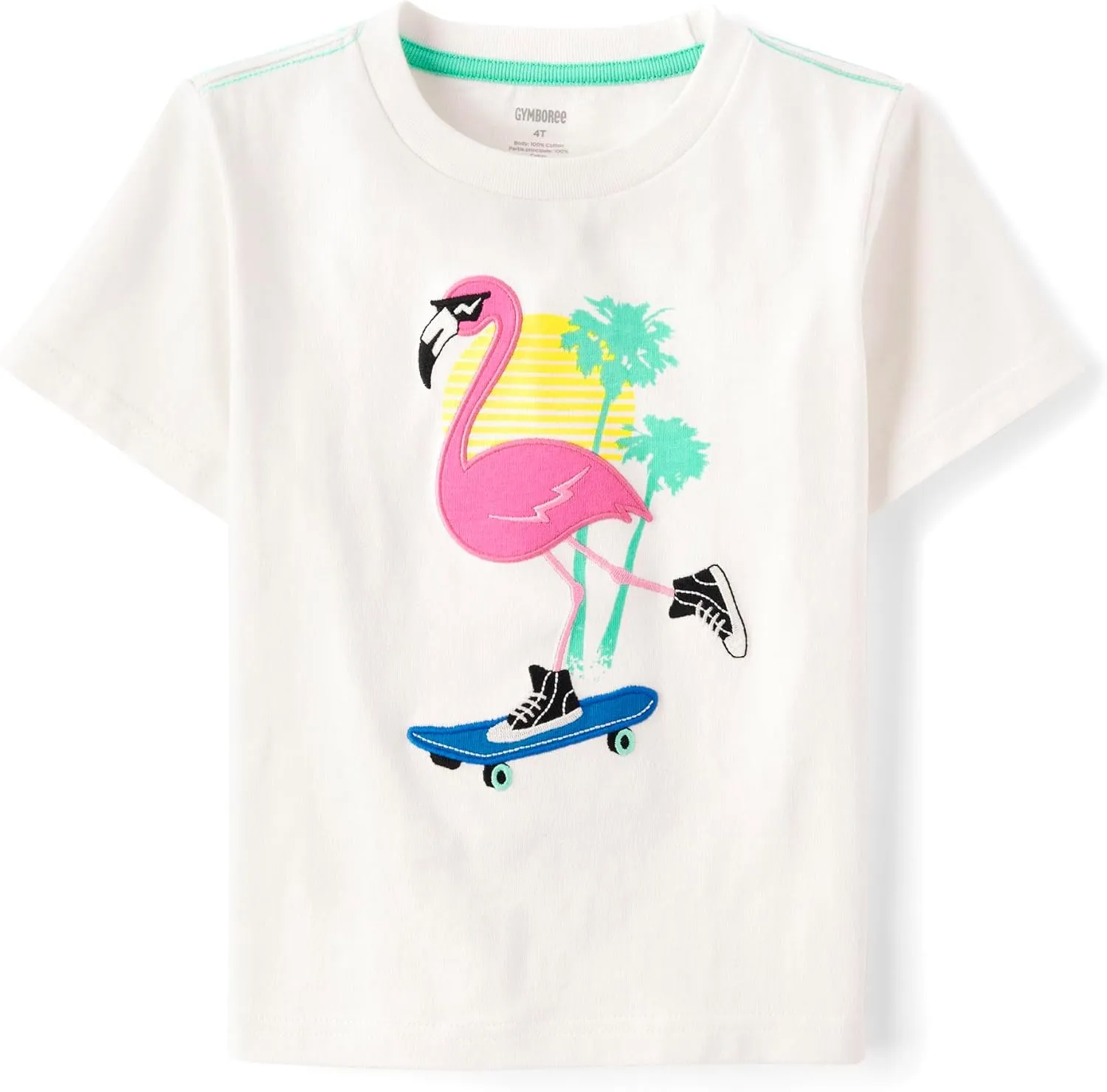 Gymboree Boys' and Toddler Short Sleeve Embroidered Tops