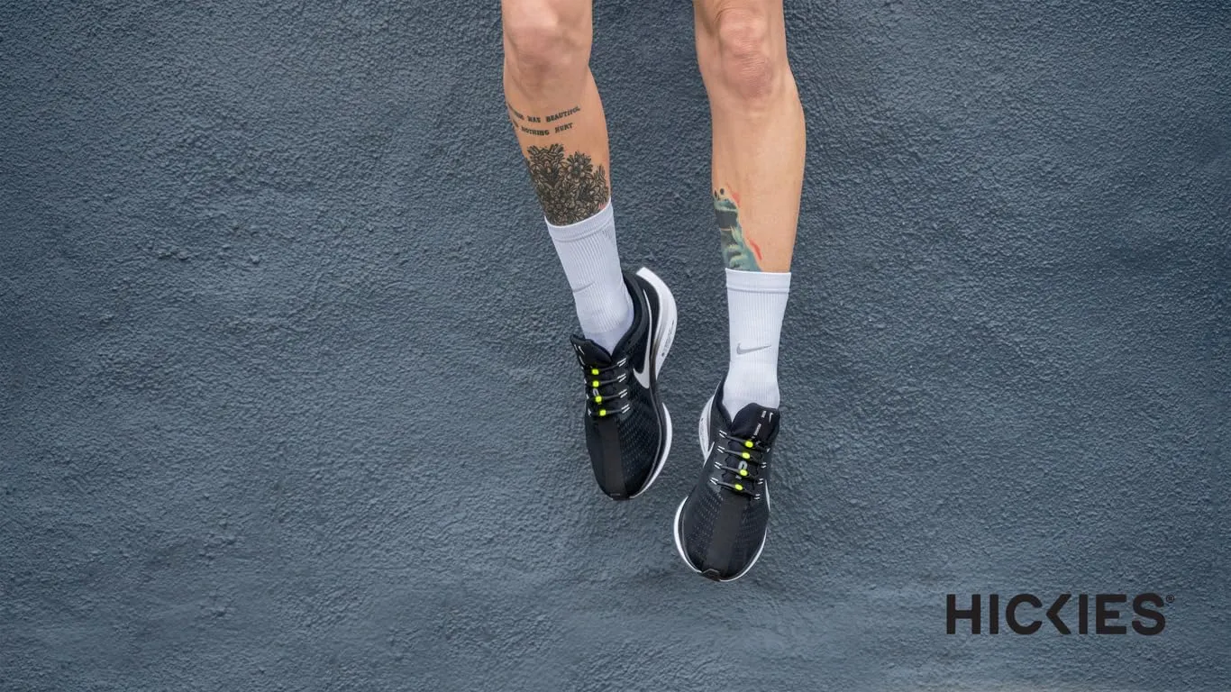 HICKIES No Tie Shoelaces – Elastic, Waterproof, Unisex Shoelaces for Adults, One Size Fits All for Sneakers & Running Shoes