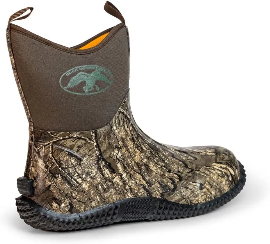HOT SHOT Duck Commander x Countryman Men’s Hunting Ankle Boot | Durable Neoprene | Waterproof | Lightweight Camouflage Boots
