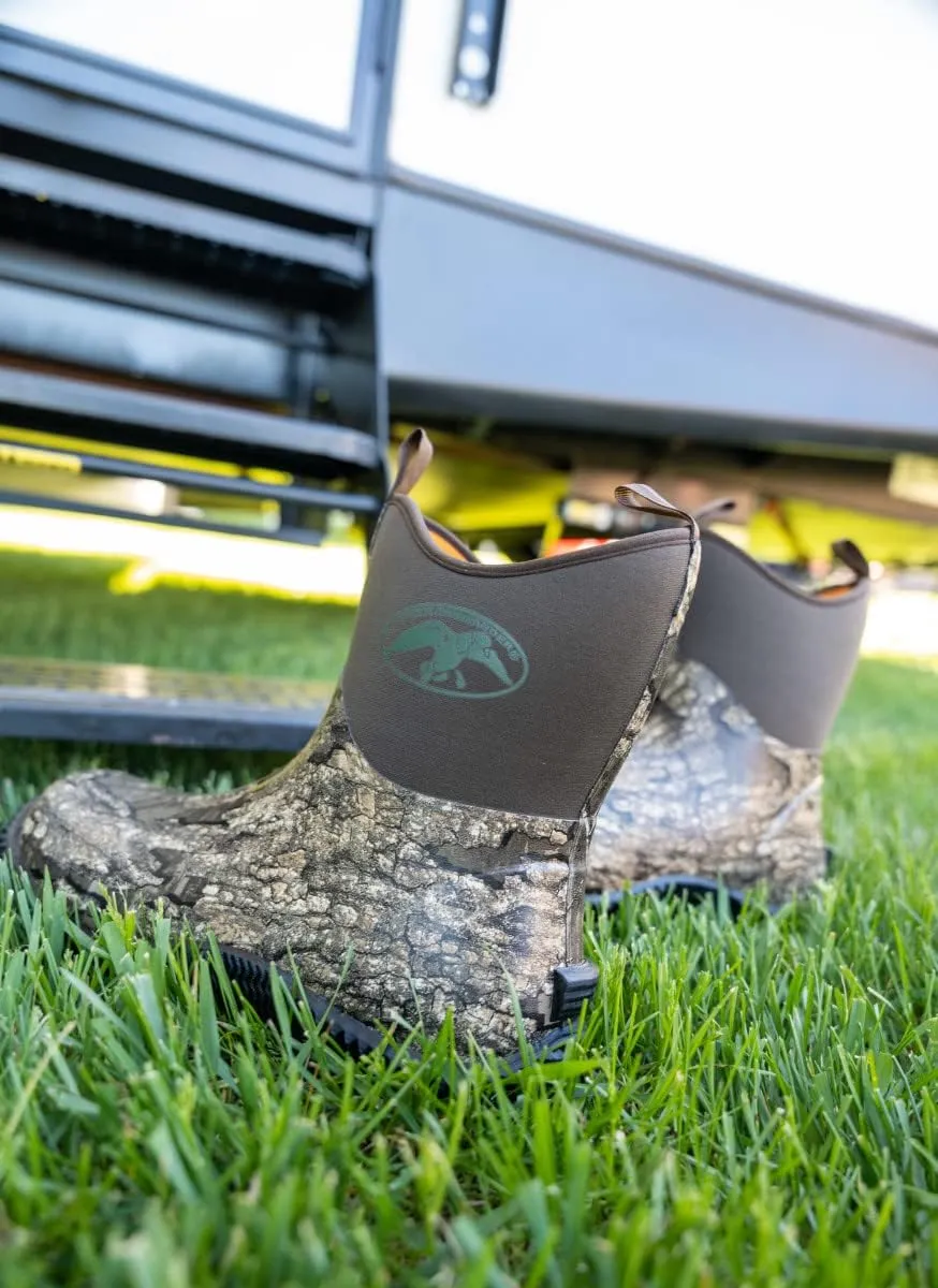 HOT SHOT Duck Commander x Countryman Men’s Hunting Ankle Boot | Durable Neoprene | Waterproof | Lightweight Camouflage Boots