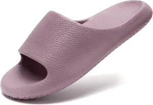 House Slides for Women Men, Quick Drying Shower Slippers, Waterproof Cloud Slides for Women Indoor, Soft Womens Slides Sandals Comfortable Arch Support