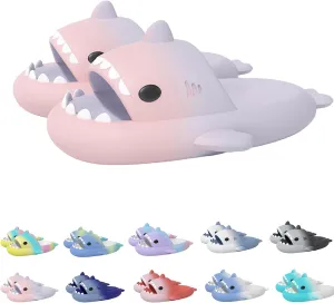 Hrtesus Sharklas, Aldult Sharklas Originales, Shark Slides for Women and Men, Shark Chanclas Originales, Cloud Slippers Novelty Beach Sandals