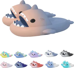 Hrtesus Sharklas, Aldult Sharklas Originales, Shark Slides for Women and Men, Shark Chanclas Originales, Cloud Slippers Novelty Beach Sandals