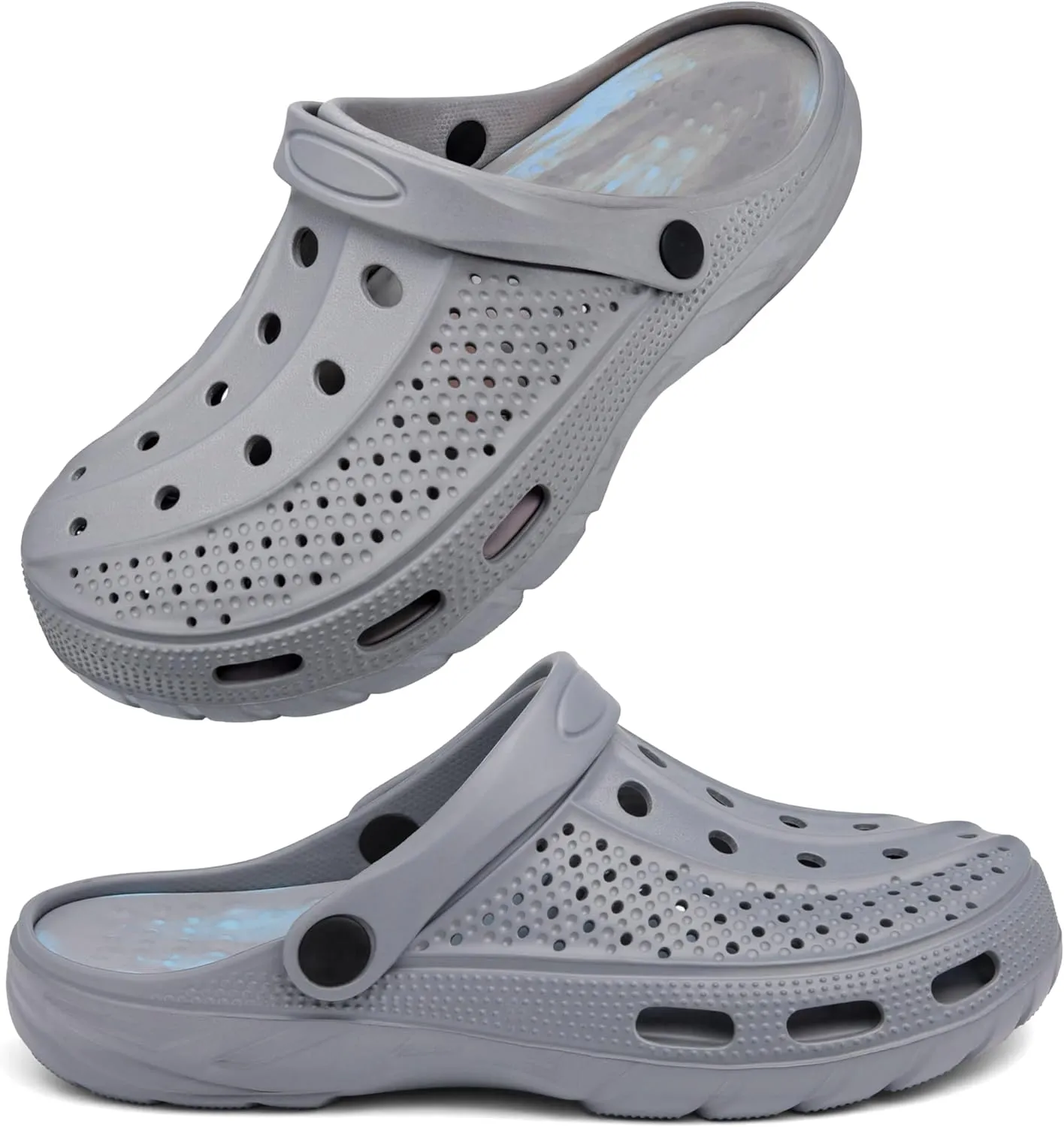 INMINPIN Women Men Orthopedic Clogs Arch Support Garden Shoes Sandals Slippers with Plantar Fasciitis Insoles