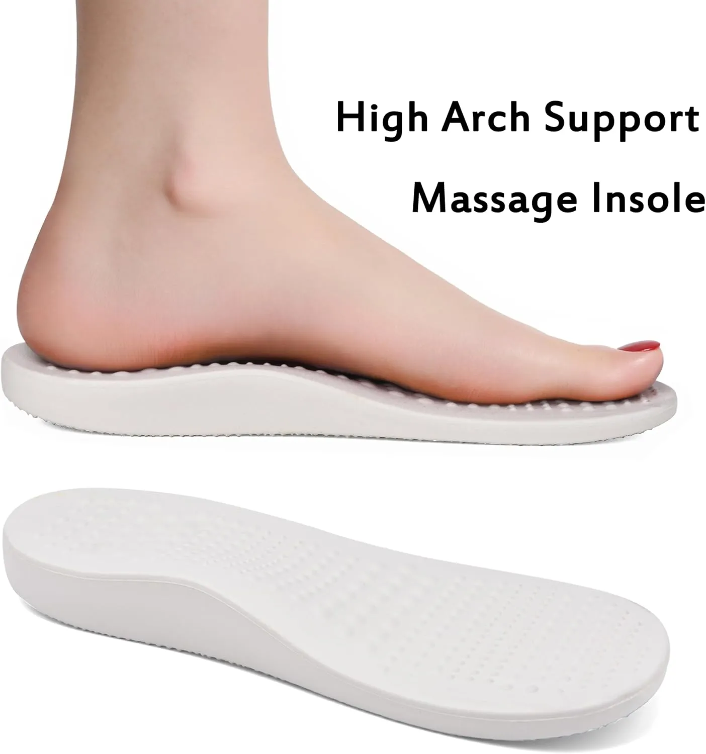 INMINPIN Women Men Orthopedic Clogs Arch Support Garden Shoes Sandals Slippers with Plantar Fasciitis Insoles