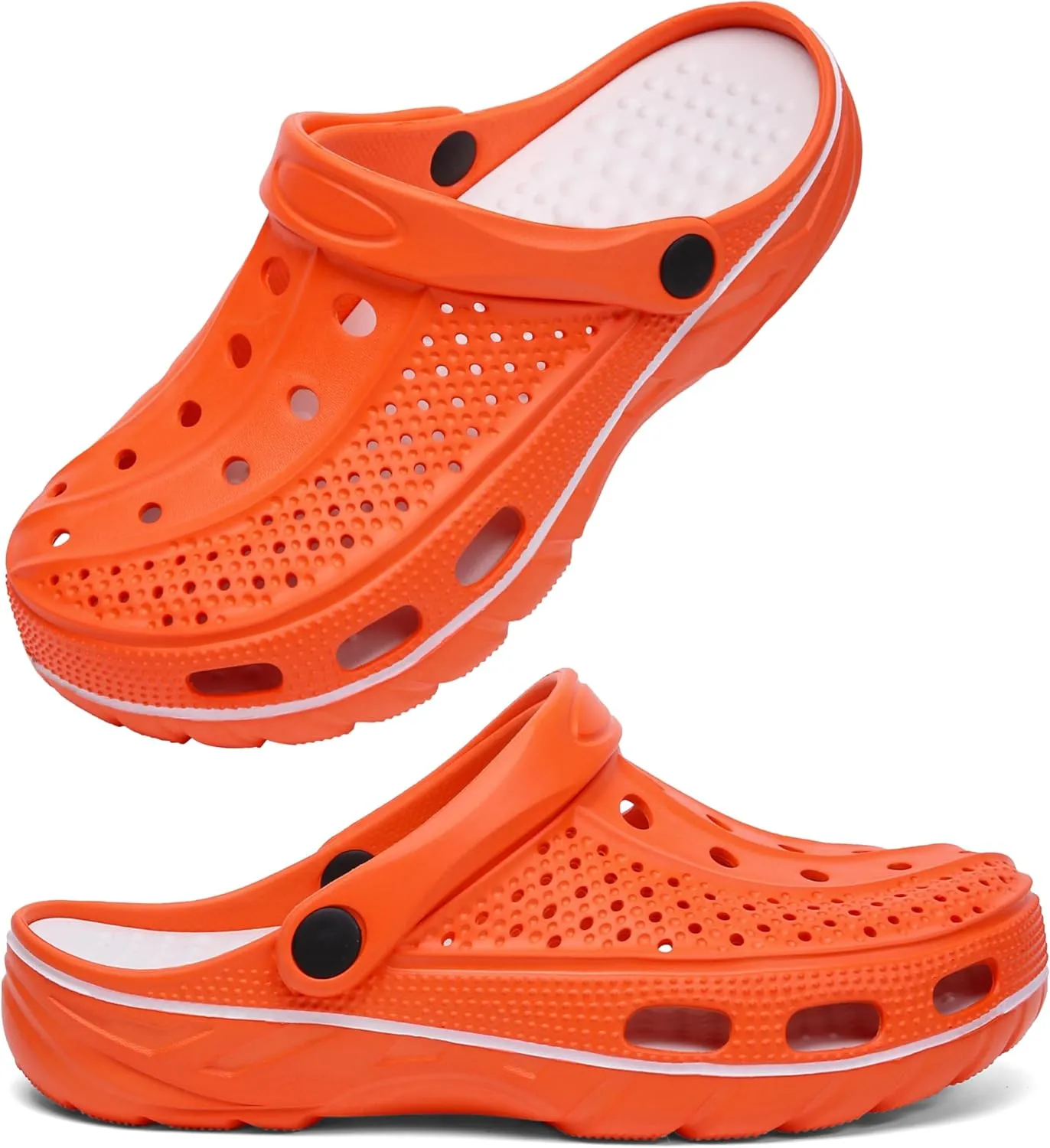 INMINPIN Women Men Orthopedic Clogs Arch Support Garden Shoes Sandals Slippers with Plantar Fasciitis Insoles